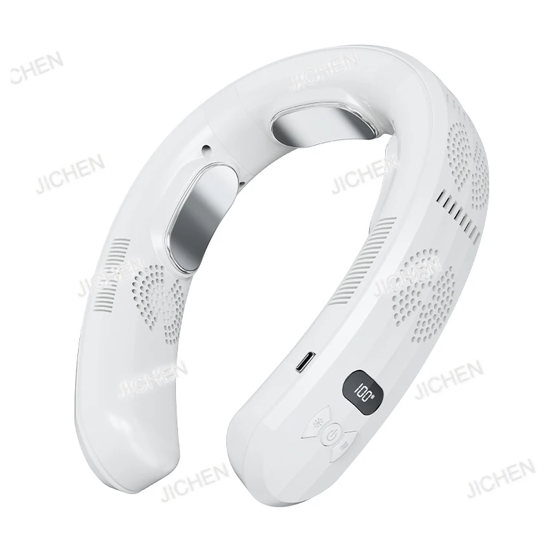 

ZQR 6000 мАч безлопастной подвесной охлаждающий и теплый портативный вентилятор для кондиционера портативный мини-персональный ленивый уличный носимый шейный вентилятор