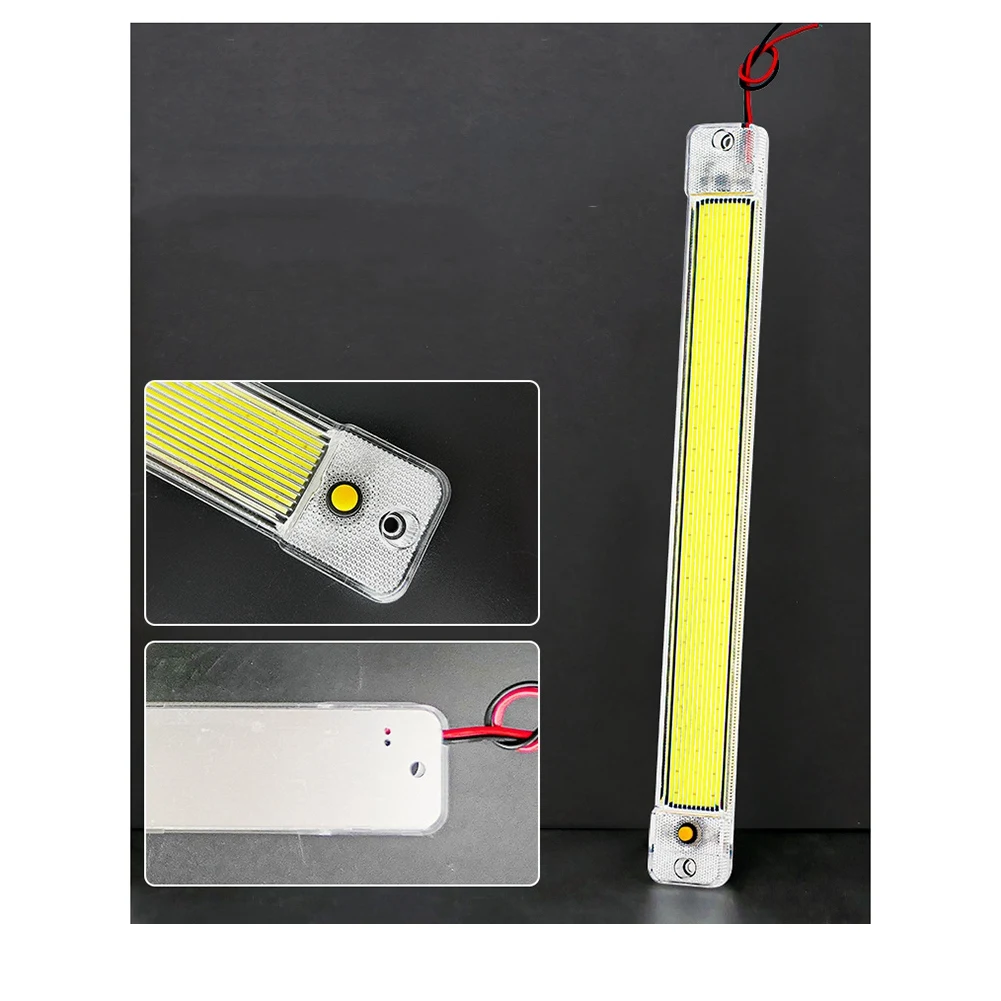 Painel COB compacto com 84 LEDs de alto brilho para carro, caminhão, RV, van, lâmpada de leitura de teto, luzes de teto 12V 24V