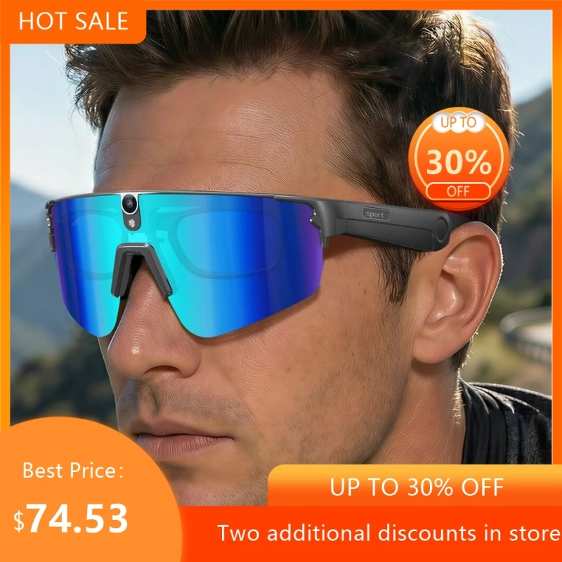 Echowear Smart AI Smart Glasses Bluetooth Call 800W Pixel Camera Recording Translation Voice Control Outdoor Cycling New 2026
