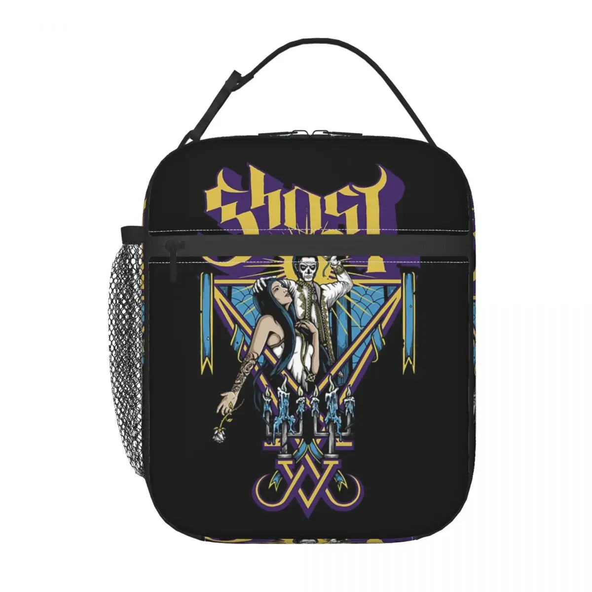 Swedish Rock Band Horror Ghost Insulated Lunch Tote Bag for Women Resuable Thermal Cooler Food Lunch Box School