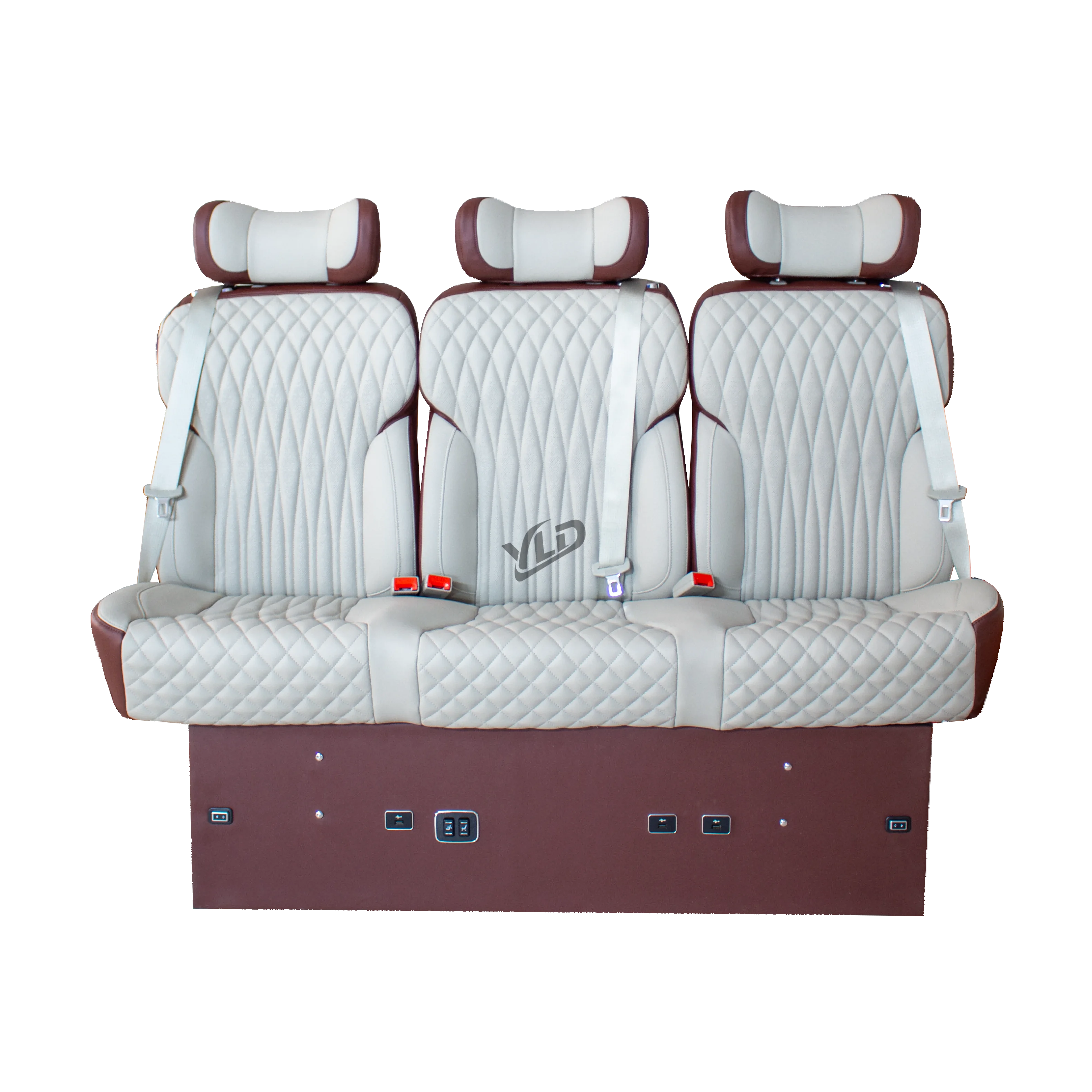 Folding Convertible Bed Seating for RV Van Camper Front Swivel Luxury Seat Motorhome Seats 1850 Seat Sofa Bed
