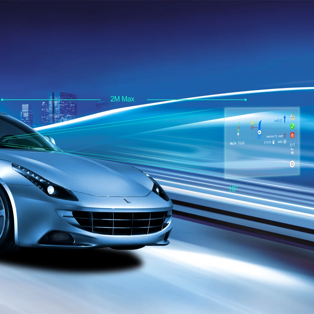 Hot HUD Car Head up Display compatibile con Car Play e Google Auto