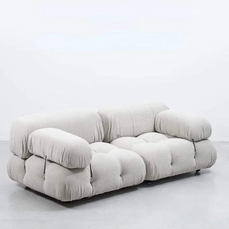 Sofa modułowa Nordic salon Sofa z wełny jagnięcej Sofa kombinowana kanapy do mebli do salonu