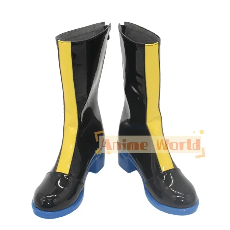 2023 Kaitoo Cosplay Schuhe Spiel PJSK Cosplay Requisiten Halloween Karneval Stiefel PU Leder Schuhe Nach Maß