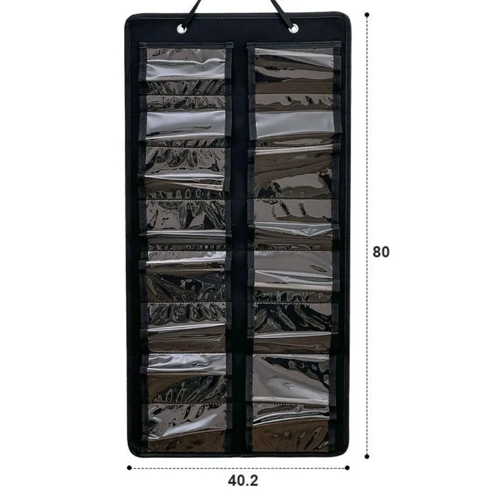 

16 Slots Eyeglasses Stand Holder Space Saving Hanging Design Sunglasses Storage Bags Dustproof Transparent Visible