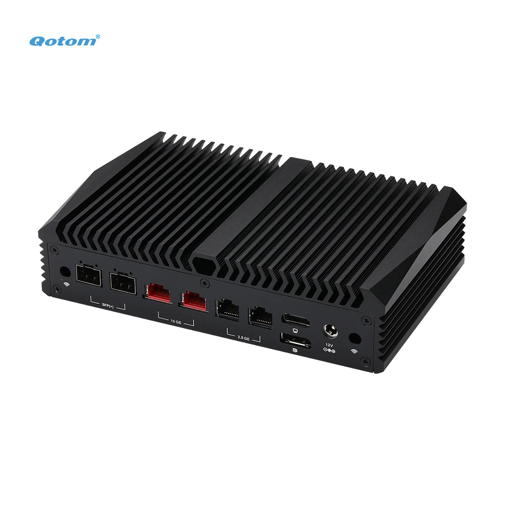 DIY Soft Router By Qotom Mini PC Q10900S6 Series N100/ N150 Processor 2x 10G SFP+/ 2x 10G LAN/ 2x 2.5G LAN DDR5 RAM NVME SSD
