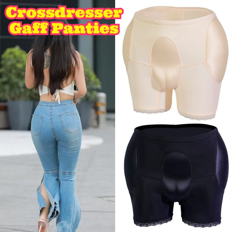 Crossdresser Gaff Panties Hip Pad Butt Enhancer Transgender Tucking Body Shaper Feminine Silhouette Realistic Seamless Shapewear