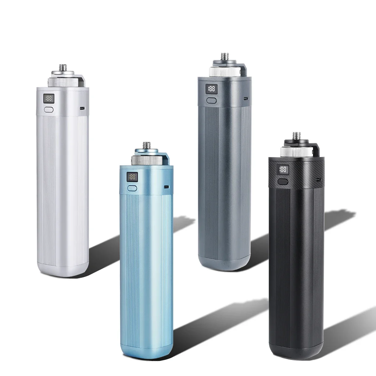 KAZHI 18650 리튬 배터리 그립 40000mAh 올인원 야외용 그립 배터리 카메라 사진 조명 휴대폰 보조 배터리