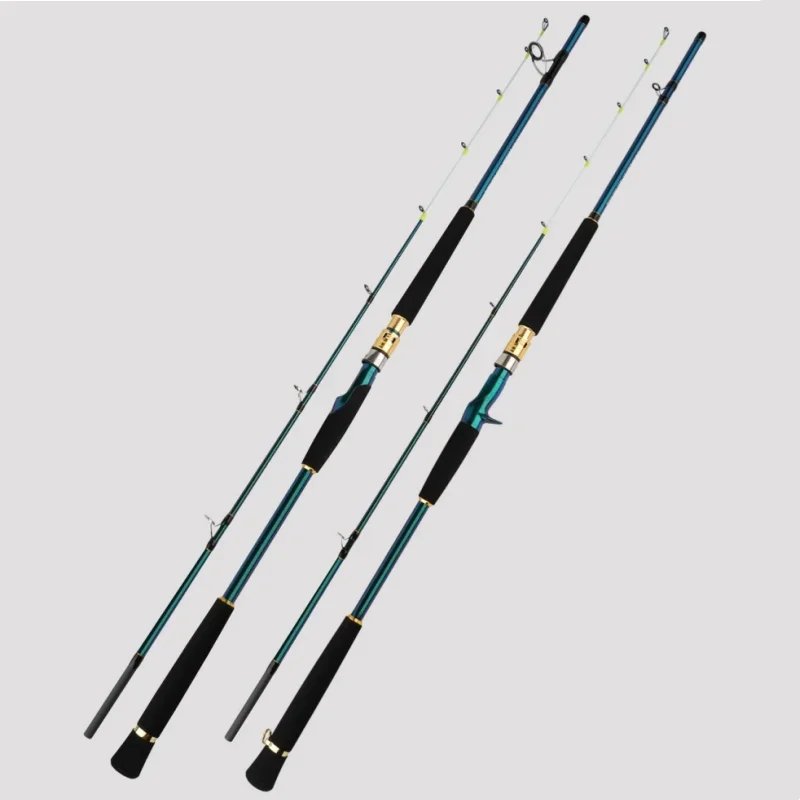 Carbon Blank 50-200G Lure 16kg Jigging Fishing Rod Offshore Raft Boat Spinning Fishing Rod Surf Casting Fishing Rod Pole Combo