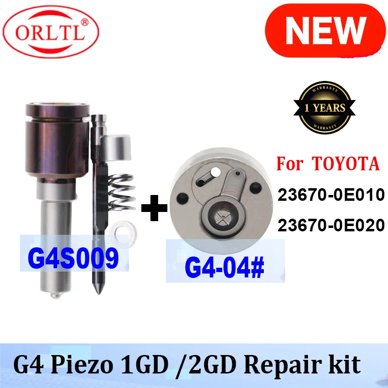 

ORLTL 23670-0E010 РЕМОНТНЫЕ КОМПЛЕКТЫ ДЛЯ ИНЖЕКТОРА G4S009 +VALVE G4-04 # ДЛЯ TOYOTA HILUX 1GD/2GD 236700 E010 23670 0E010