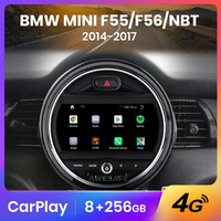 AWESAFE PX9 For BMW MINI F55 F56 NBT  2014-2017  Car Radio Multimedia Navigation GPS 2 din Android Autoradio Wireless CarPlay