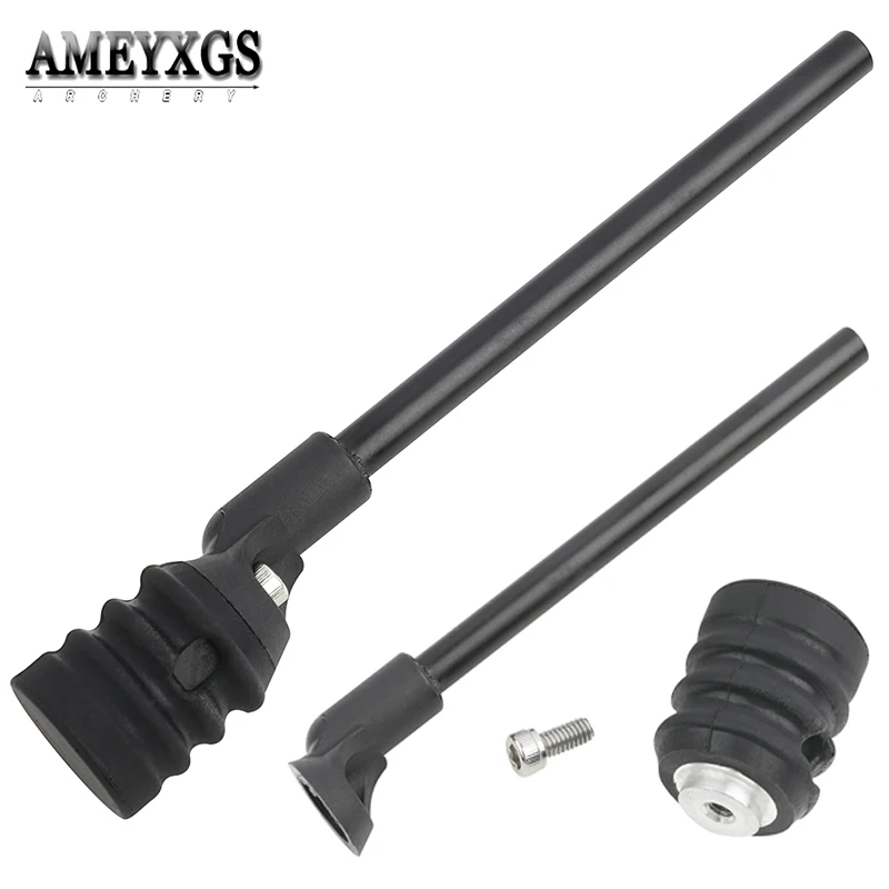 Compound Bow Stabilizer BowString Stop Archery Silencer Suppressor Vibration Damping Rubber Alloy Shock Absorbing