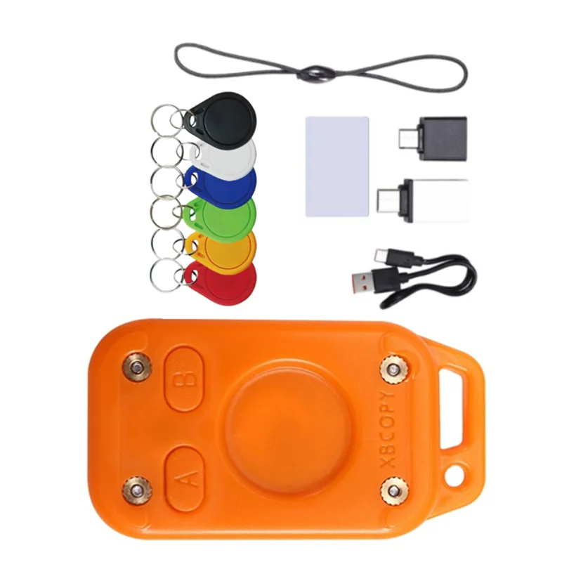 【BRILLIANT 】Chameleon Ultra Duplicator Restart Chameleon V2.0 RFID Emulator 125Khz 13.56Mhz Reader 6CUID Keychain+ 1UID White Ca