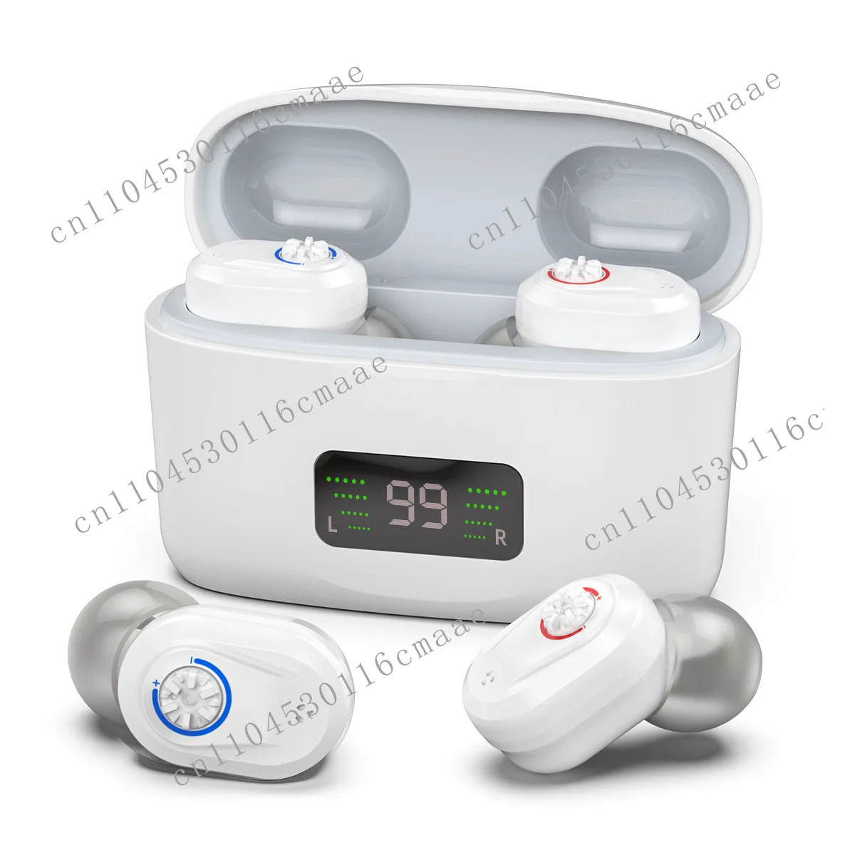 TWS wears no howling, wireless invisible hearing aid, high-value digital display screen