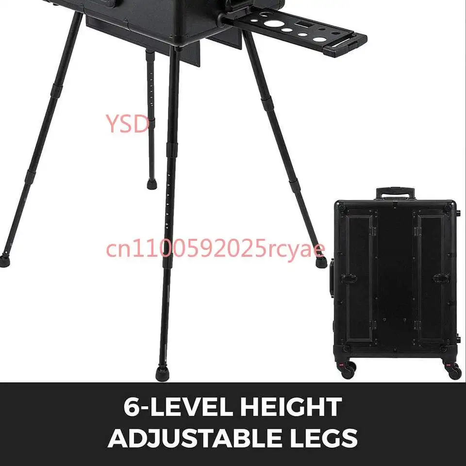 

Multi-Functional Large Capacity Professional Makeup Artist Travel Makeup Train Case Case With Lights