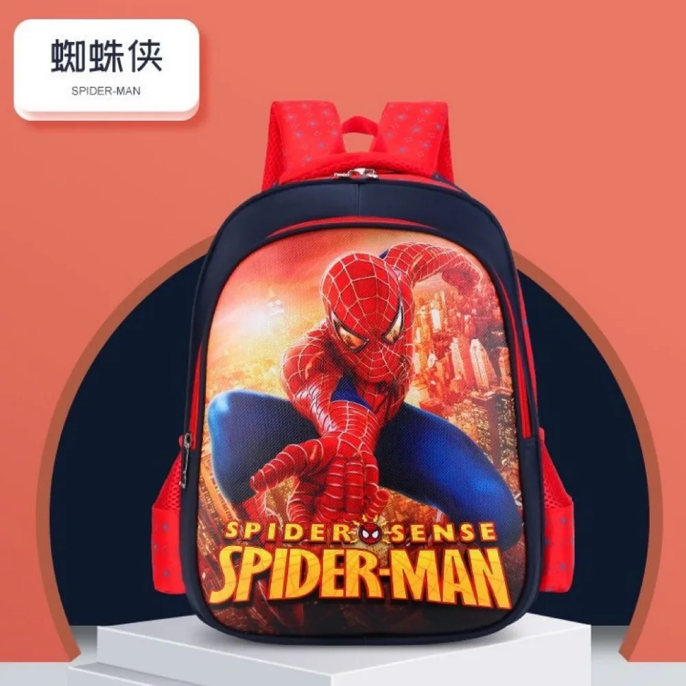 New Marvel Iron Man Elementary School Backpack High Quality Durable Lightweight Comfortable Backpacks for Children in Grades 1-3