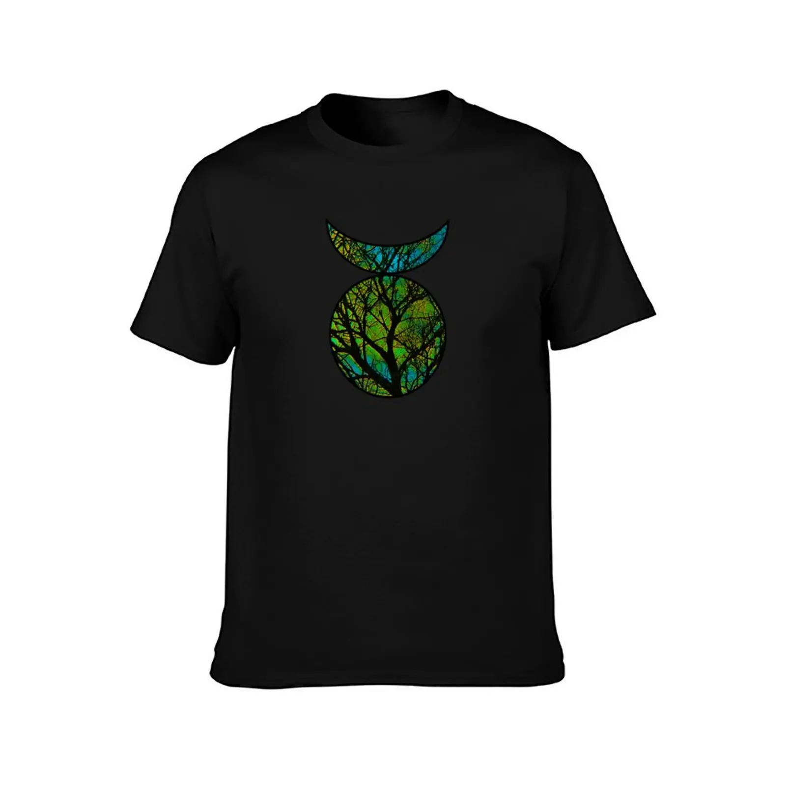 Green Horned God Symbol T-Shirt graphic t shirts vintage customs design your own plus size clothes designer t shirt men