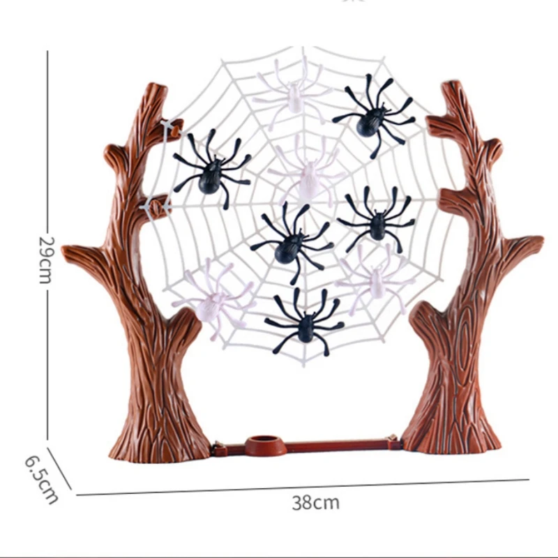 Bouncing Spider Board Game Spider Web Party Entertainment Parent-Child Family Interaction Bouncing Hanging Desktop Game For Kids