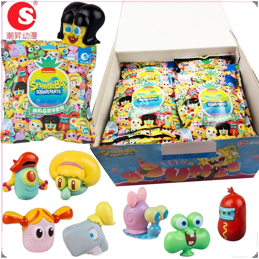 

Original SpongeBob SquarePants Series Mini Blind Box Patrick Star Squidward Toys Charming Trendy Display Ornaments Kids Gifts
