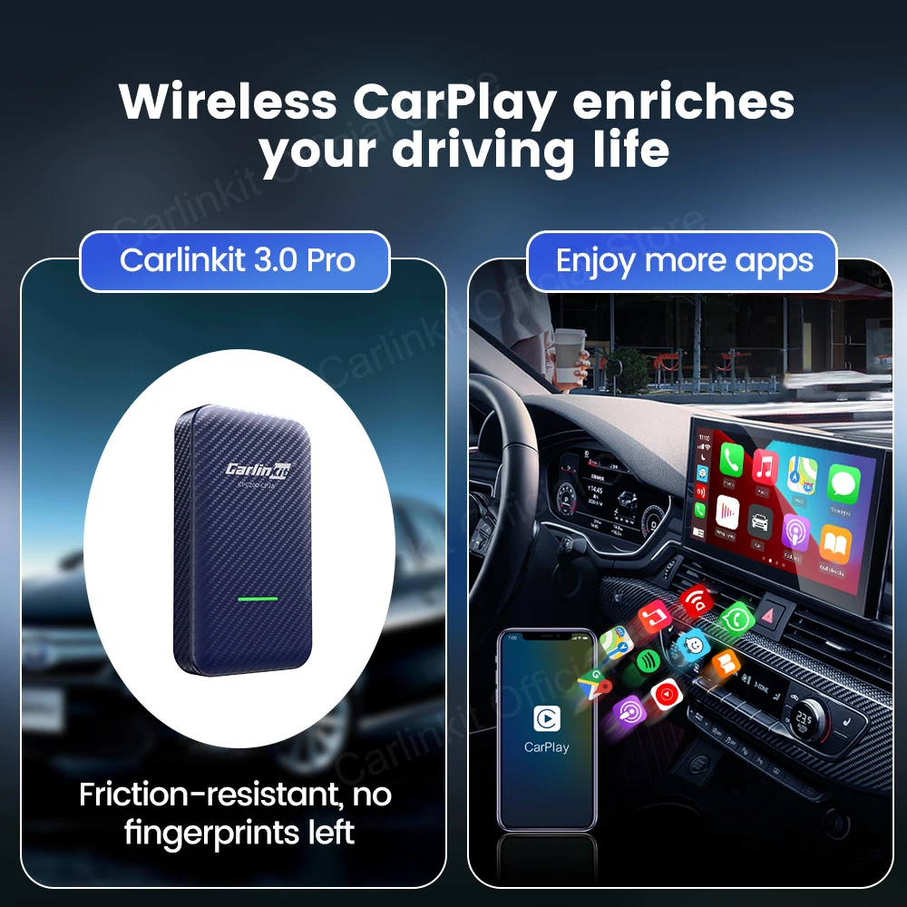 The Newest Car Accessories Carlinkit 4.0 Wireless Usb Dongle Wireless Carplay Android Auto carlink 40 ai box