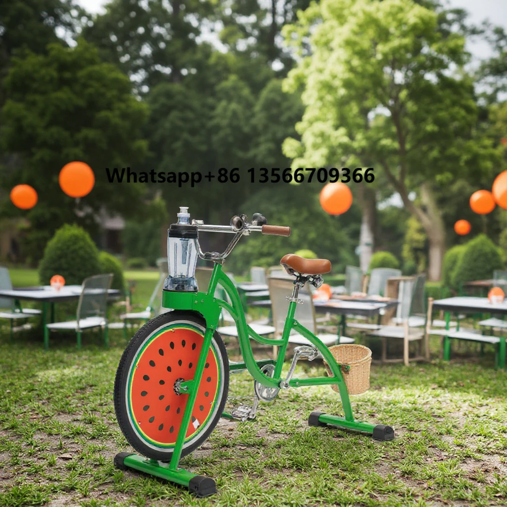 

Wholesale EXI Smoothie Bike Extractor Juicer Machine Unicycle for Beach Cruiser Amusement Park Facilities Parties Hybrid Bike