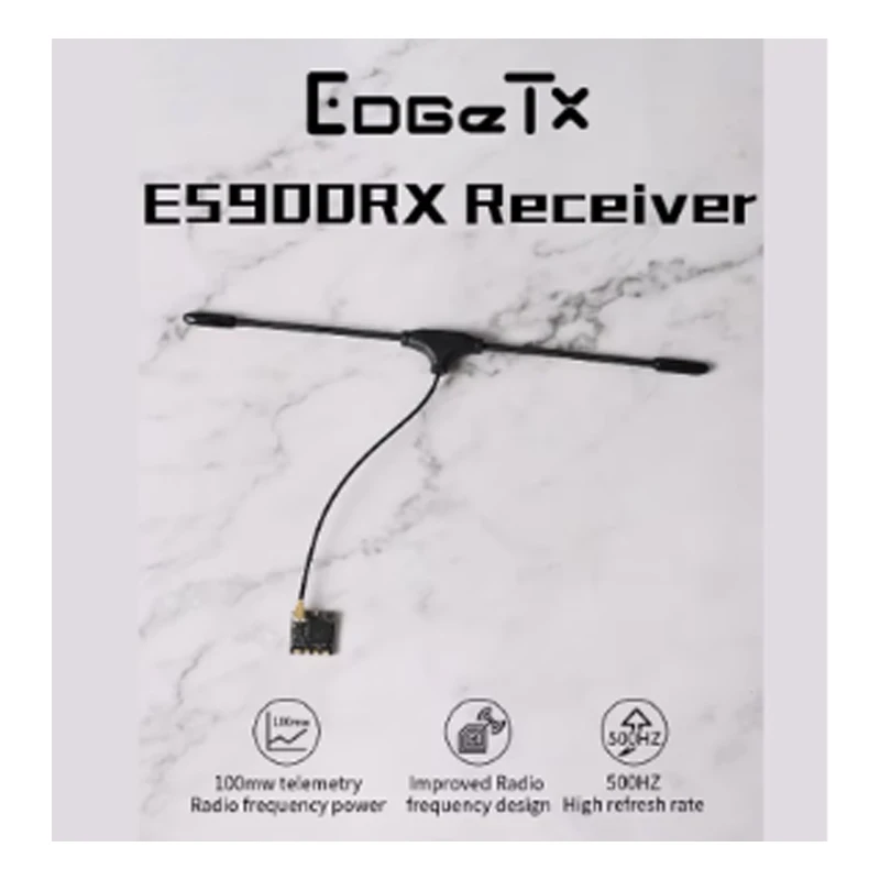 ELRS 915MHz ES900 Dual RX Diversity Receiver Built-in TCXO Double Antenna Long Range for ES900TX RC Airplane FPV Racing Drone