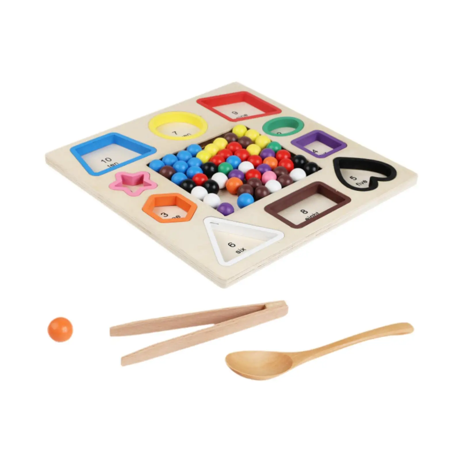 Giochi di smistamento dei colori Gioco da tavolo in legno Attività Puzzle Board Giocattoli per l'apprendimento precoce Giocattoli di abbinamento dei colori per età 3+ Regalo di compleanno