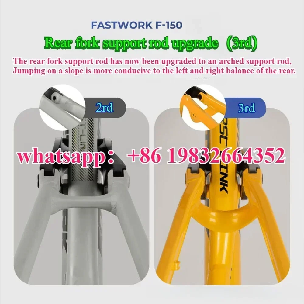 

B0OST 148*12MM Barrel Axle Aluminum Alloy Suspension Frame 27.5/29" Soft Tail DH Mountain Bike Frame AM level MTB15/17/19/21cm'