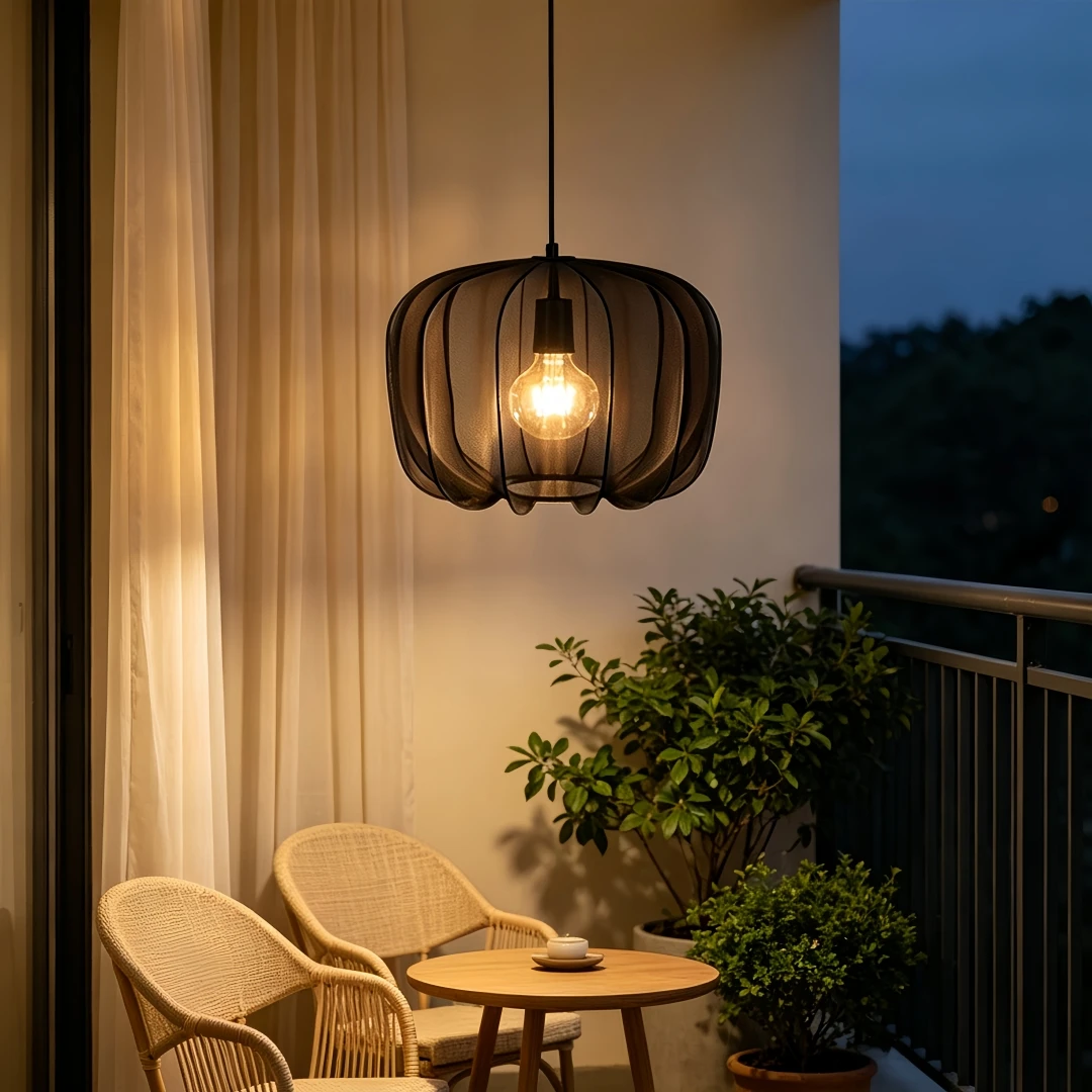 French fabric pendant light suitable for warm lighting in dining rooms,bedrooms,minimalist home ceiling decoration lights  E27