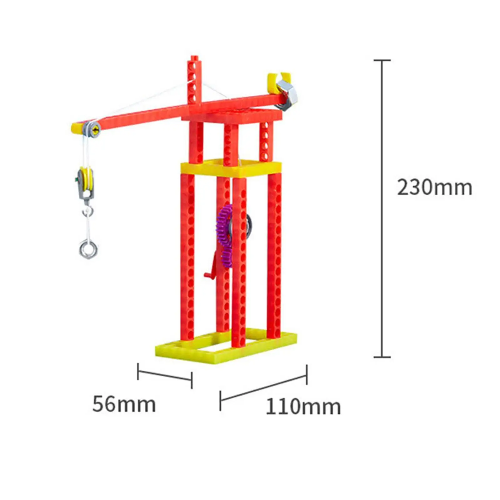 Башенный кран, игрушечные аксессуары ручной работы, хобби, развивающая игрушка, инженерная игрушка для детей, девочек, детей, малышей, праздничные подарки