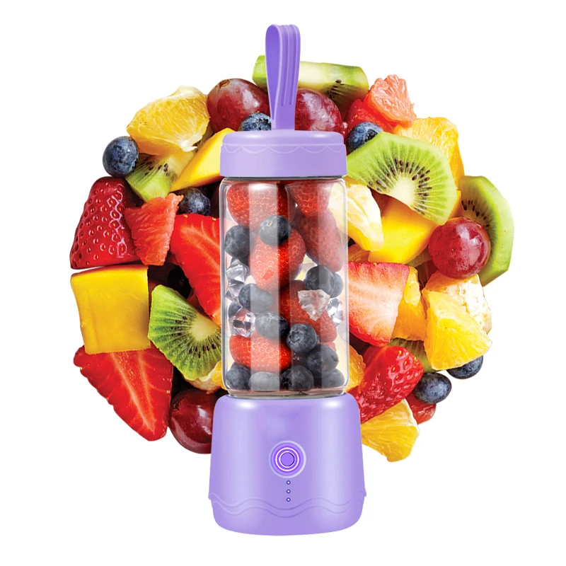 8 Blades Portable Electric Mini Blenders Smoothie Fresh Juice Mini Fast Portable Blender Cups Bottle Juicers Cup Blenders