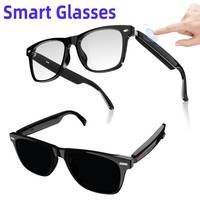 Smart Glasses AI Voice Assistant Camera Glasses Remote Shooting Wearable Eyeglass Open Ear Sound Mic & Speakers for Men & Woman