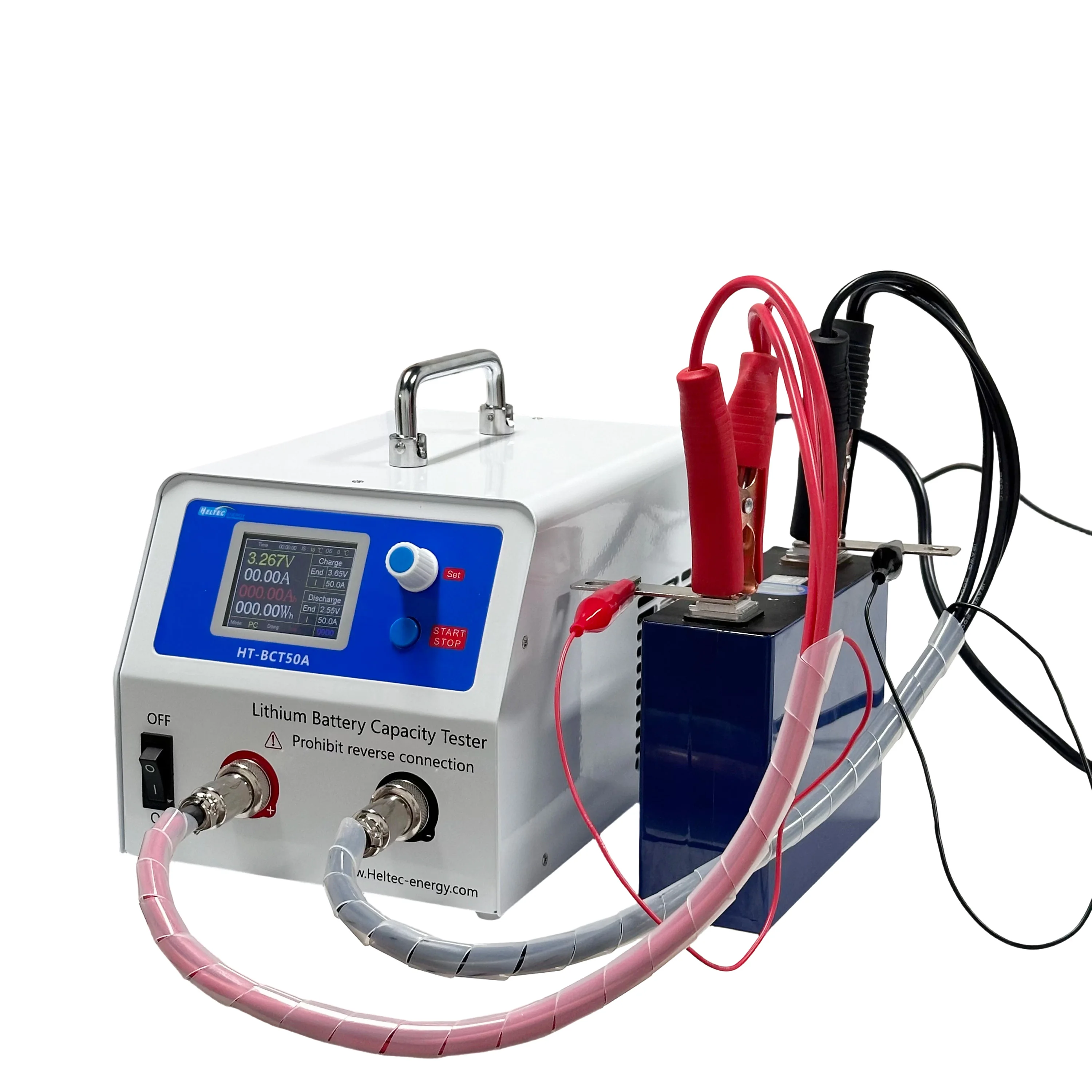 Heltec 10A-50A Charge/Discharge Battery Capacity Tester for 18650/21700 LiPo/LiFePO4 5V/30V Electronic Load Power Tester - view 5