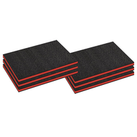 RMWIN-6Pcs Tool Box Foam,Foam Inserts For Cases,Tool Box Liner Polyethylene Tool Foam Sheets,Organizer And Storage Tool Shadow