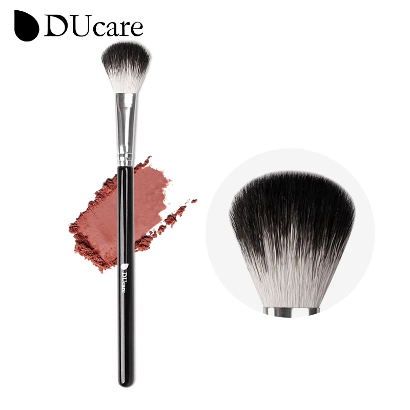 DUcare Makeup Brushes 1pc Black Professional Highlighter Brush Foundation Eyeshadow Eyebrow Blending Makeup Brush Kits Goat Hair