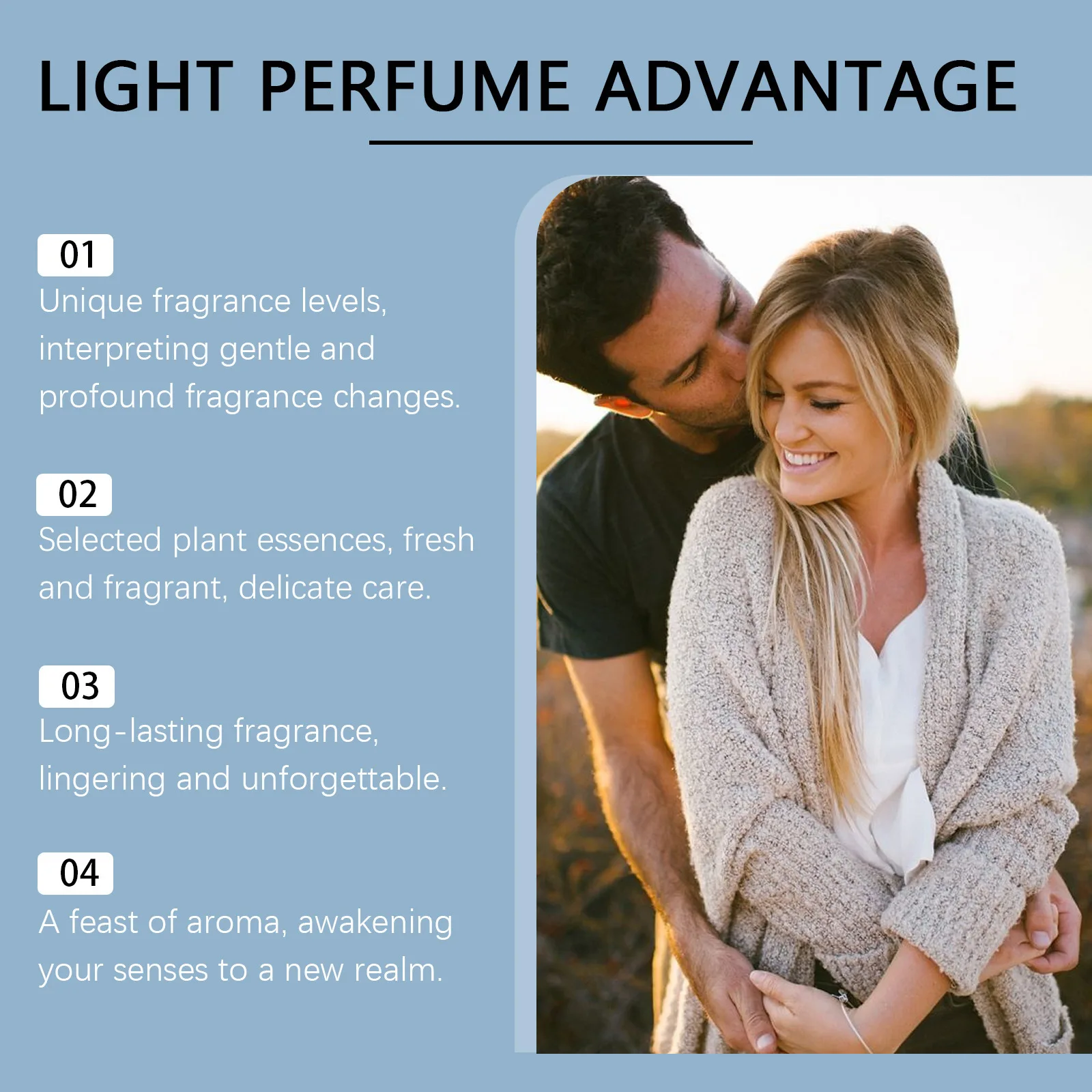 50ml Pheromone Perfume for Men Long-Lasting for Men Lightweight Perfume Exudes charm The best choice for dating to attract women