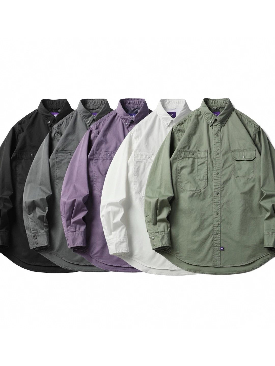 

Kapital Vintage Classic Pure Cotton Long Sve irt y Multi ket Waed Japanese Sle Youth Faion Spring Autumn