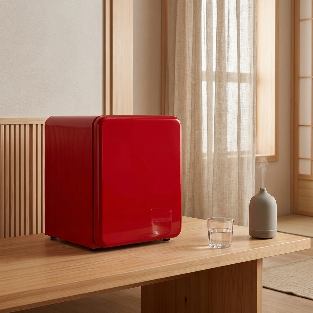 Portable Desktop Mini Fridge Silent Hotel Minibar Refrigerator Suitable Office Homestay Hotel