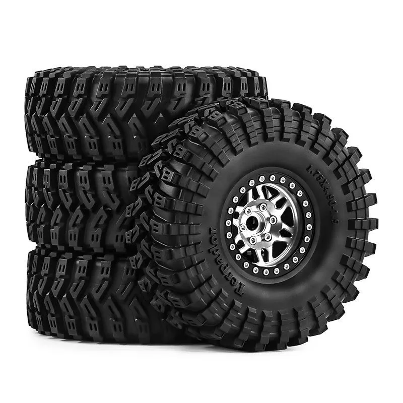 

Big Size 125mm 1.9 Beadlock Wheel Rim Tire Set for 1/10 RC Crawler Car Trxs TRX4 RC4WD D90 Axial SCX10 Pro Capra Redcat MST