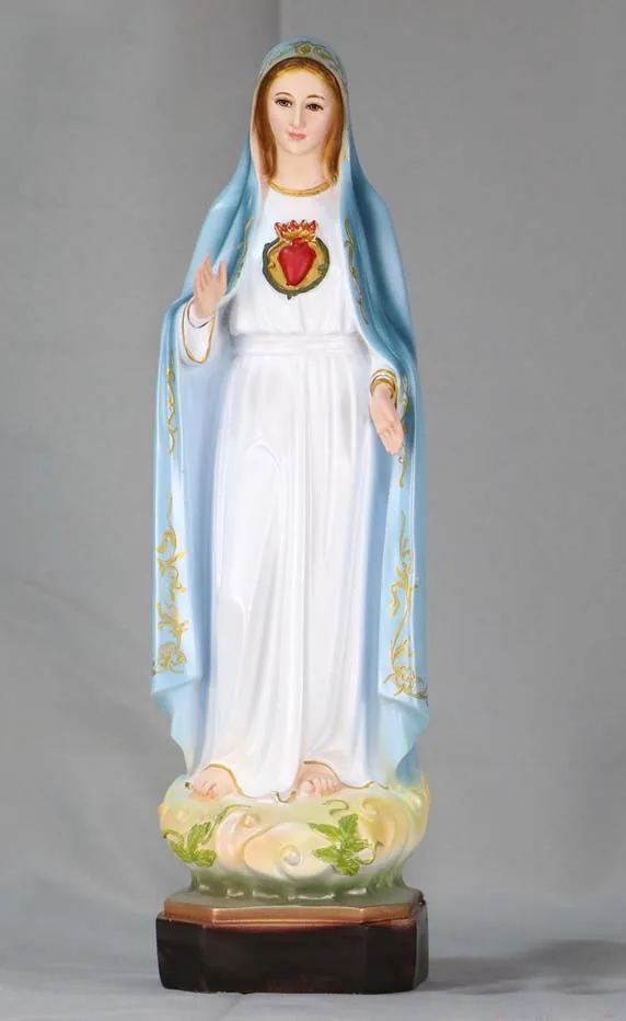 

Special Offer 40CM tall # HOME Church TOP Ornament Religious Catholicism Christianism Fatima Virgin Mary Madonna holy statue