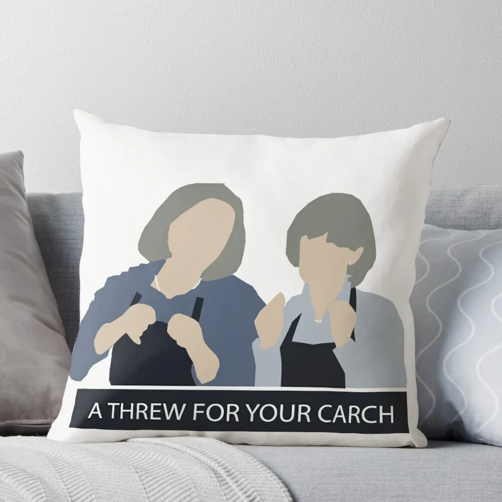 Prude and Trude - Kath and Kim Throw Pillow Christmas Covers For Cushions covers for pillows Cushions For Decorative Sofa