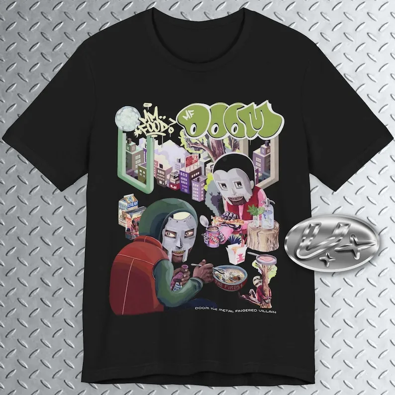 Vintage MF Doom T-Shirt, Mmfood Doom Shirt, Madvillain Tee, Hiphop Shirt, Classic Underground Rap