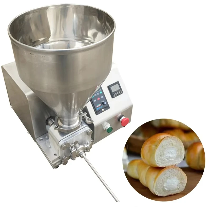 Filling Machine Cream Automatic Bottle Butter Automatic Puff Cake Donut Injection Filling Machine