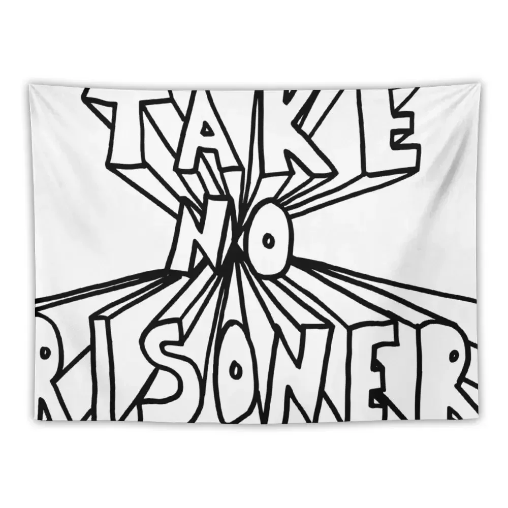 take no prisoners b&w Tapestry Home Decorators Decor Home Room Decor For Girls Tapestry