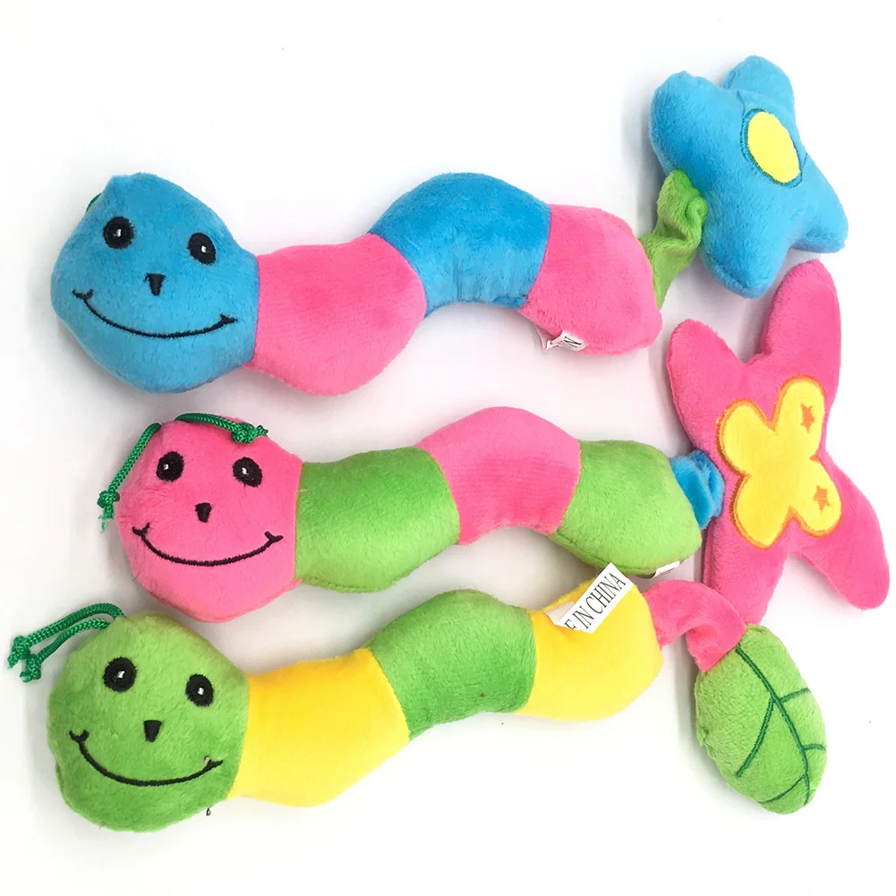 Bug Shape Toys Pet   Colourful Toys Cheap Toys Lovely Voice Squeaker Toys Plush Toys Cuddly Puppy Toys Pet Dogs Chewing Toys