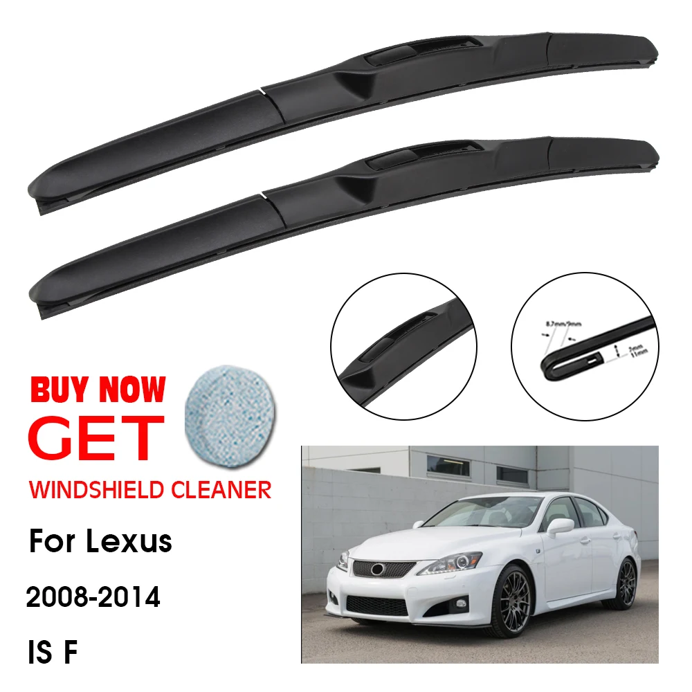 

Car Wiper Blade For Lexus IS F 22"+20" 2008-2014 Front Window Washer Windscreen Windshield Wipers Blades Accessories