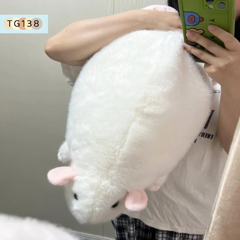 【Neu】35/50/90cm Cartoon-Blumenzweig-Ratte, weiche, übergroße Tierfigur, niedliche Simulation, große Maus, Plüschtier, Kissen, Geburtstagsgeschenk – Detail 17
