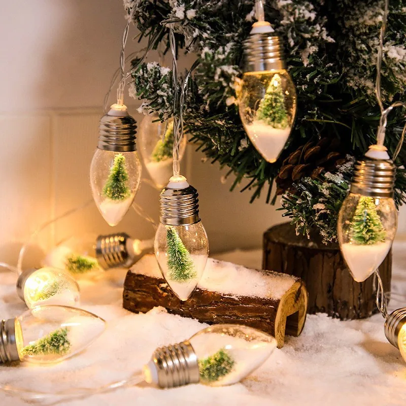 

Solar String Light Outdoor 20 Leds Bulb Lights 8 Mode Waterproof Lamp Solar Powered Patio Light for Garden Yard Porch Christmas