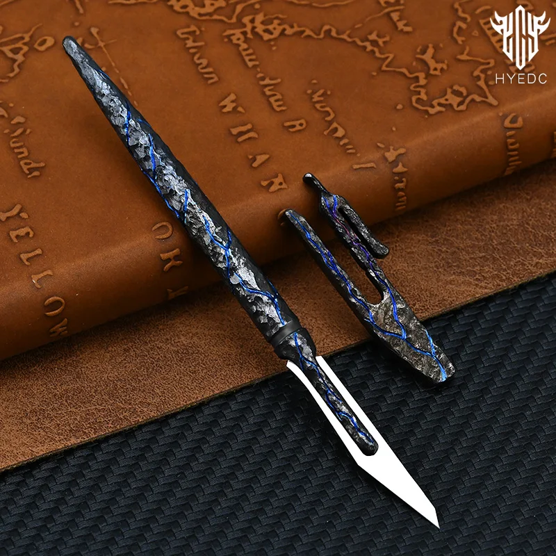 

Титановая ручная резьба, рок-текстура, титановый сплав, художественный нож, брелок, портативный инструмент для разборки, EDC