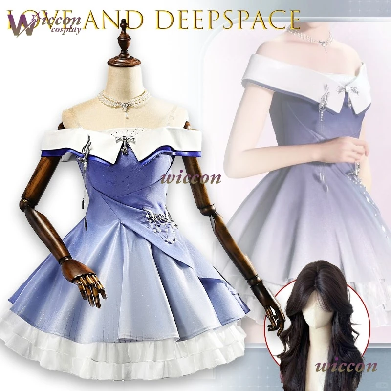 

Love and Deepspace Galaxy Rotation Cosplay Costume Anime Gamer Outfit Full Set Props For Women Girl Closer Still Halloween